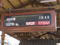 Estacion de tren de Gdansk